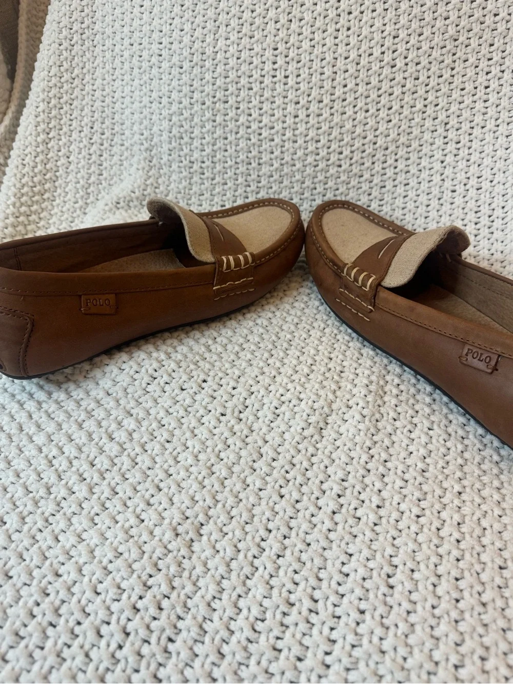 Polo Ralph Lauren Leather Driving Loafers Size 11.5D